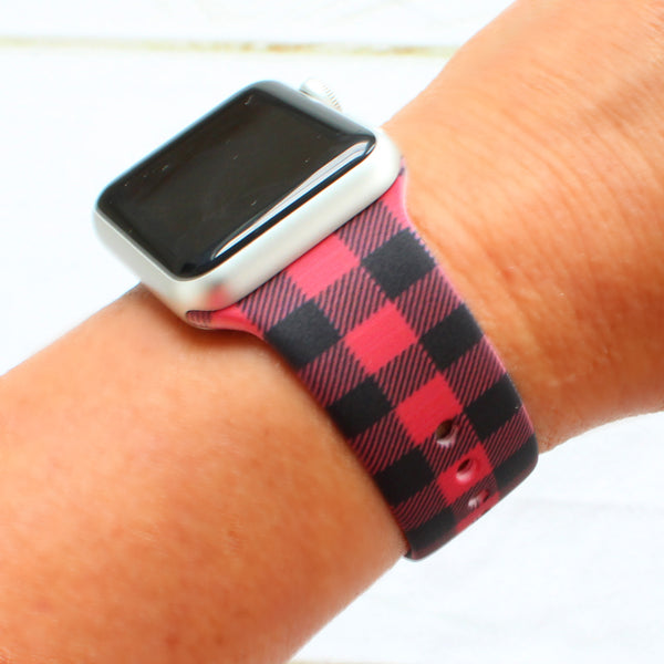 Holiday Buffalo Plaid Apple Watch Bands