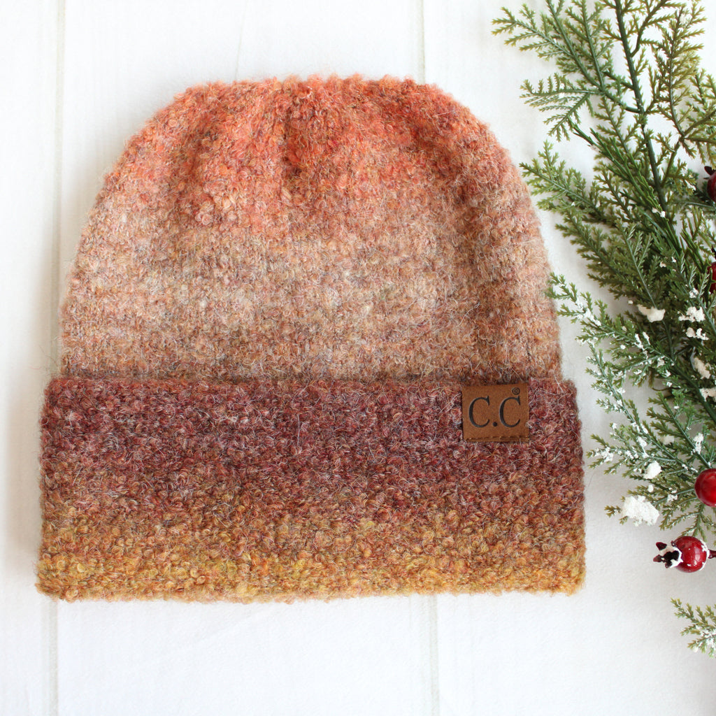 CC Shearling Mohair Beanies