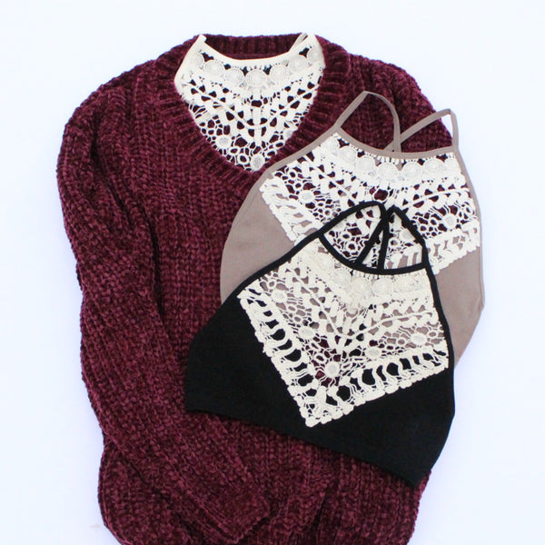 Crochet Lace Bralette – Maple Leaf Boutique, LLC