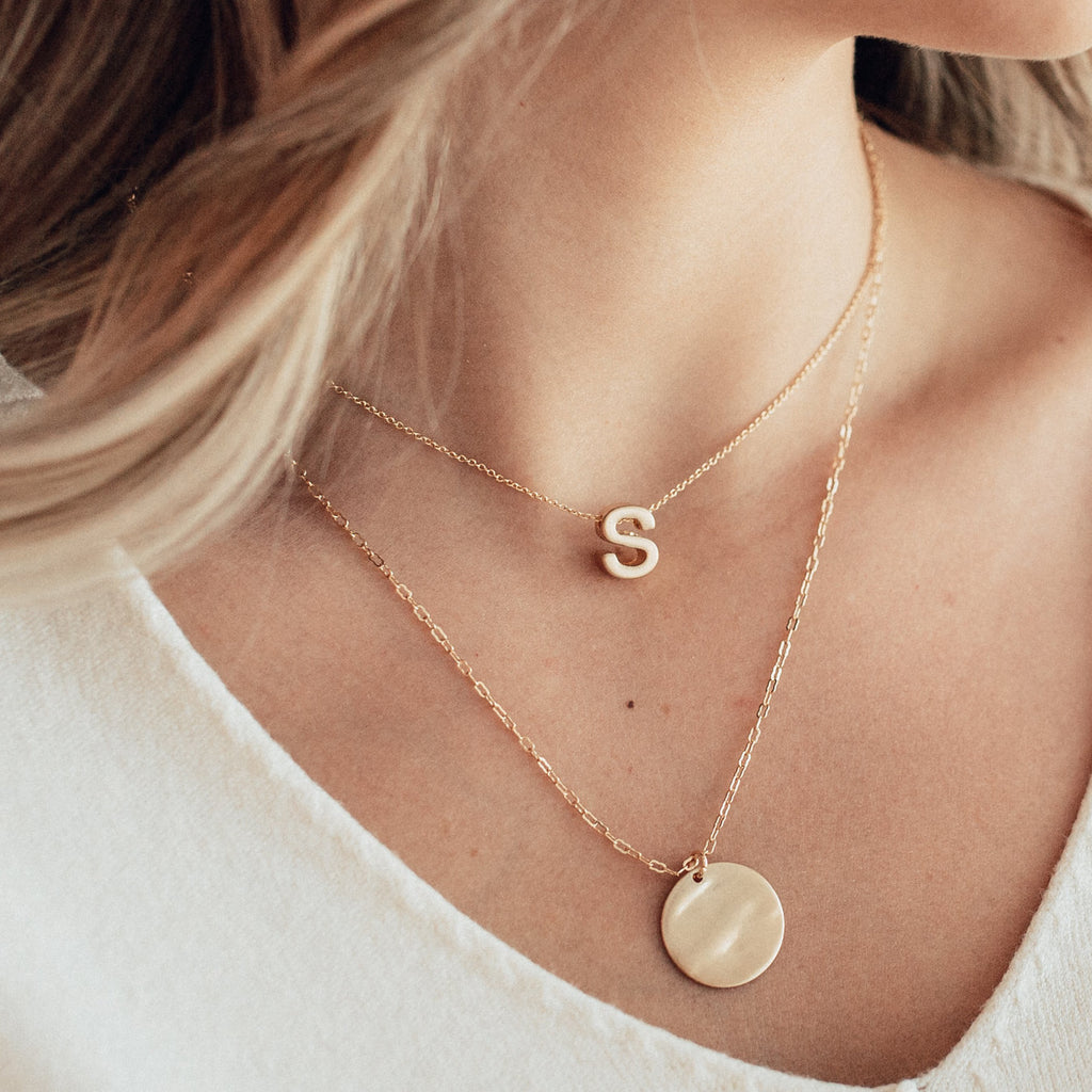 Multi-Layer Initial Necklace
