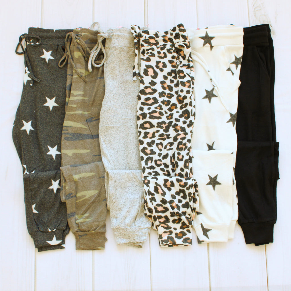 Viscose Print Joggers