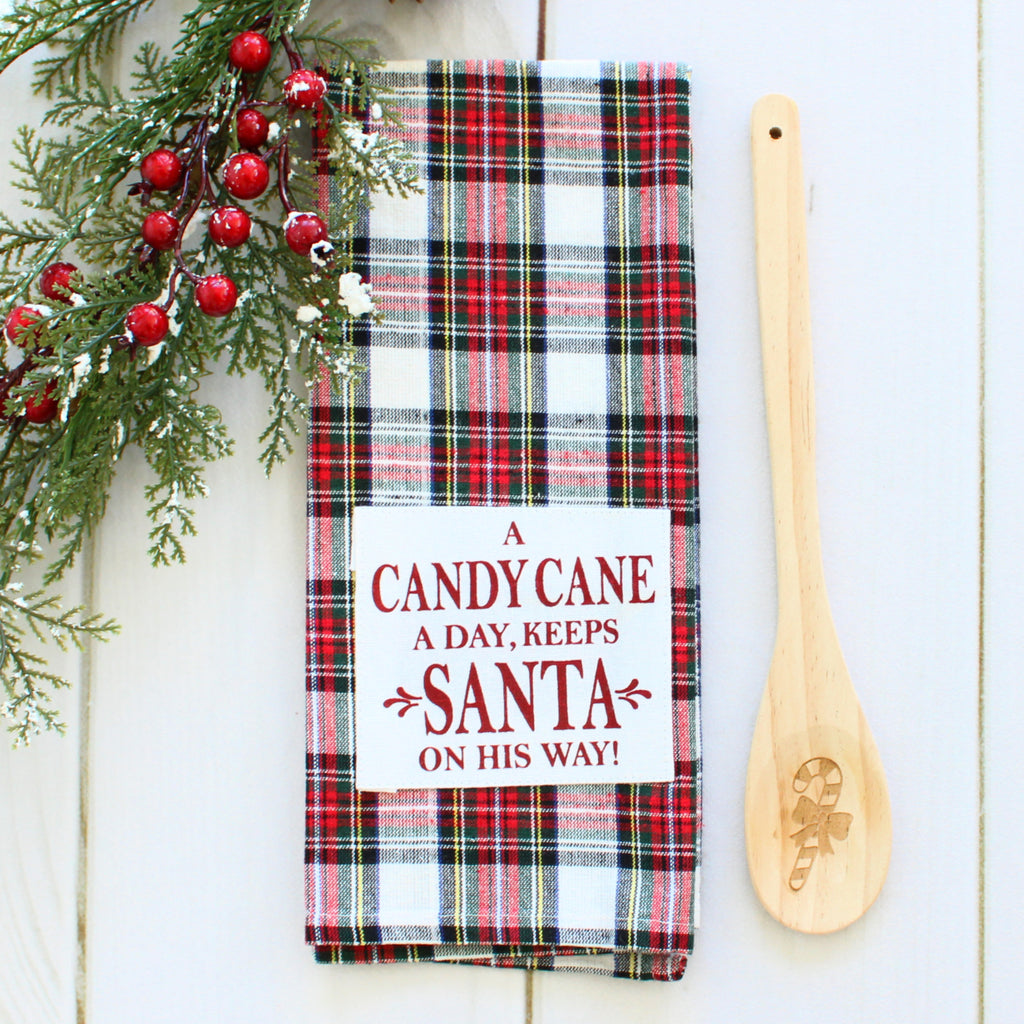 Neighbor Gift Kitchen Towel + Spoon Set