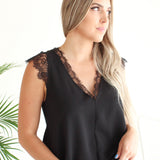 Reversible Lace Top