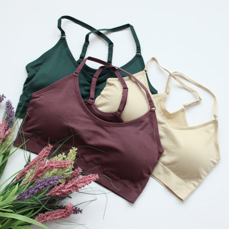 Padded Strappy Bralettes | Plus Size