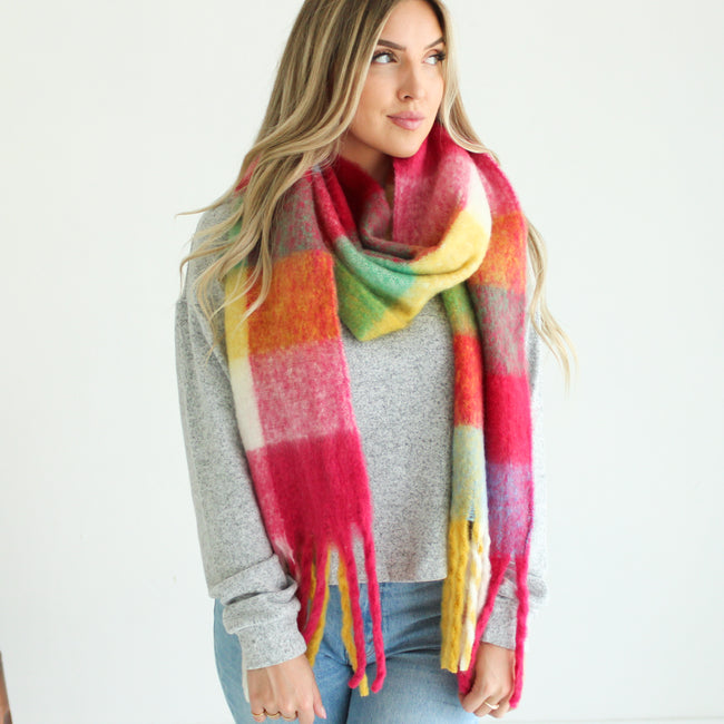 Bella Plaid Scarf