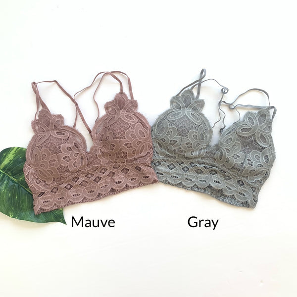 Boho Eye Lace Applique Bralette (Size 14-18) – Blissful Haven Boutique