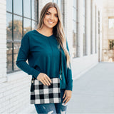 Plaid Cross Body Purse