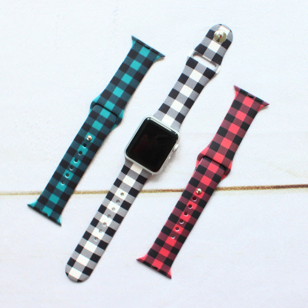 Holiday Buffalo Plaid Apple Watch Bands