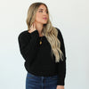 Cable Knit Sleeve Sweater