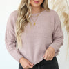 Cable Knit Sleeve Sweater