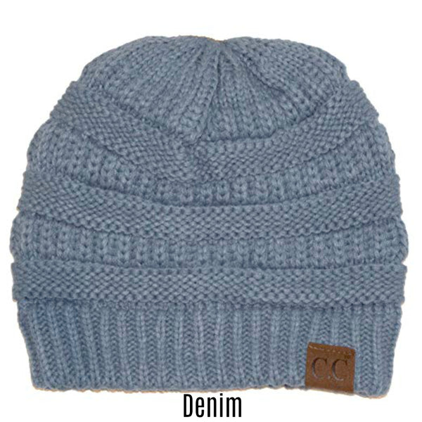 CC Beanie Hat | C.C Knit Beanie