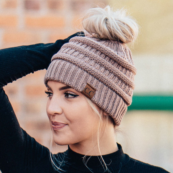 CC Ponytail Beanie