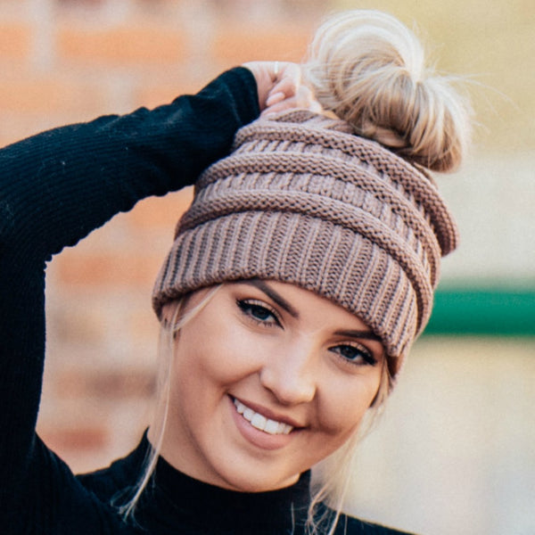 CC Ponytail Beanie