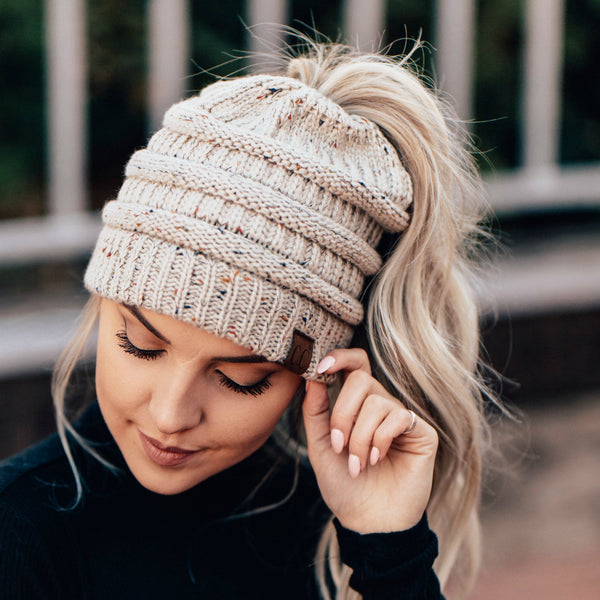 CC Ponytail Beanie