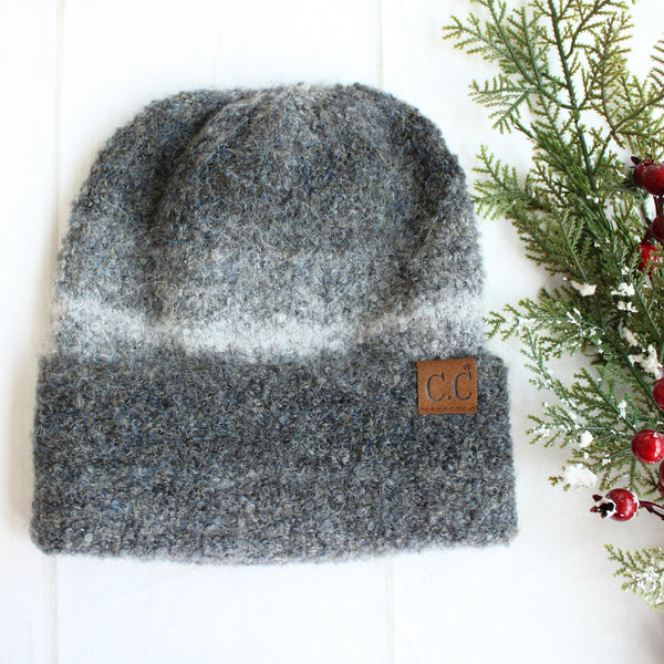 CC Shearling Mohair Beanies