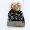 CC® Leopard Fur Pom Beanie