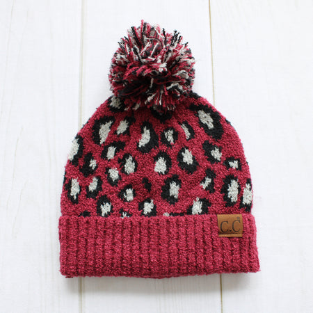 CC Knitted Bobble Pom Beanie