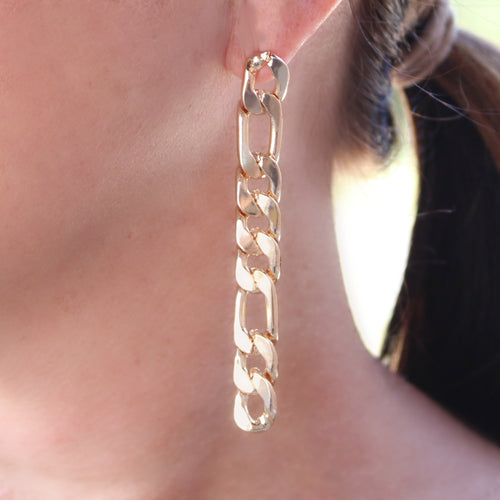 Chain Link Drop Earrings