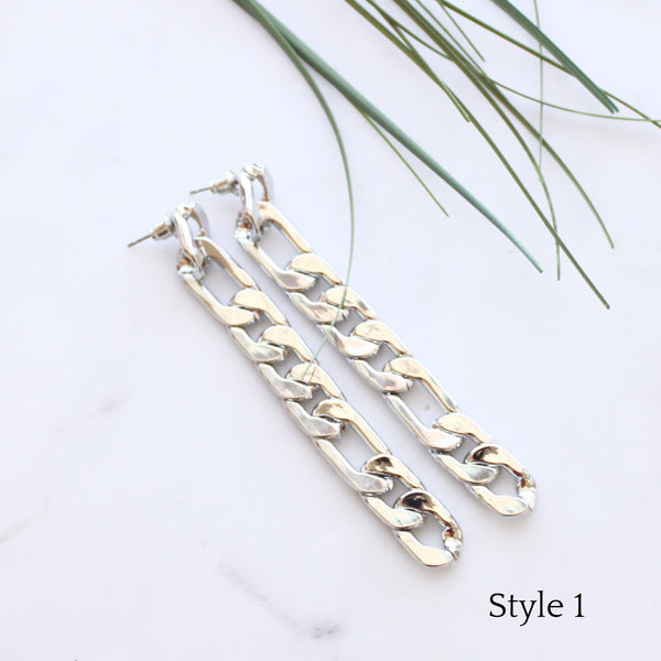 Chain Link Drop Earrings