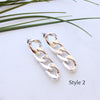 Chain Link Drop Earrings