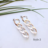 Chain Link Drop Earrings