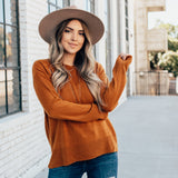 Brushed Crew Neck Sweater