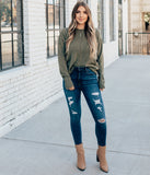 Brushed Crew Neck Sweater