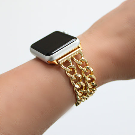 Leopard Leather Apple Watch Bands | Animal Print Apple Replacement Band