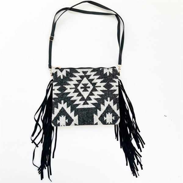 The Vida Crossbody - Koko Double Fringe | Rais Case