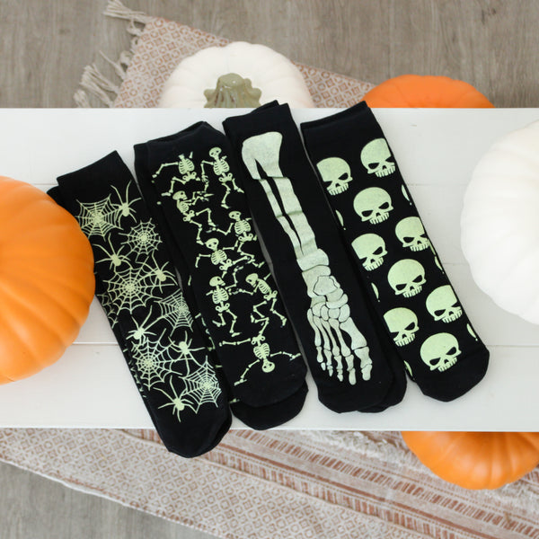 Halloween Glow in the Dark Socks
