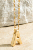 Initial Pendant Necklace