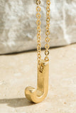 Initial Pendant Necklace