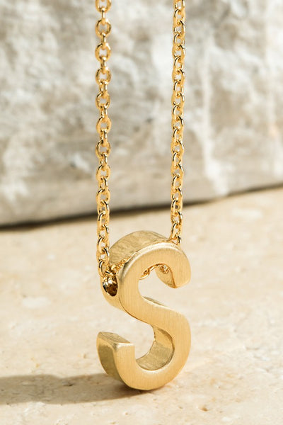 Initial Pendant Necklace