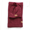 Pom Beanie and Scarf Set