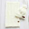 Pom Beanie and Scarf Set