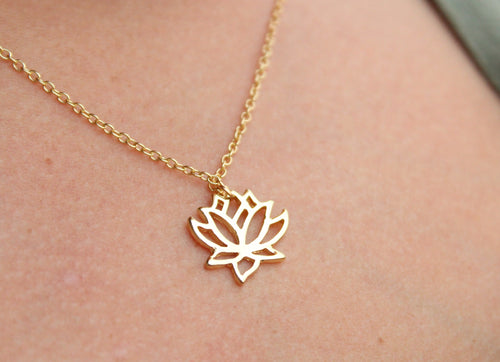 Lotus Flower Necklace | Lotus Jewelry