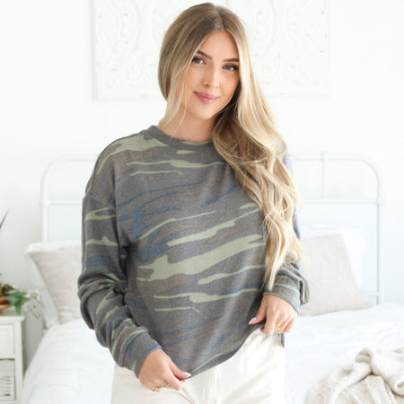 Soft Mohair Cropped Sweater