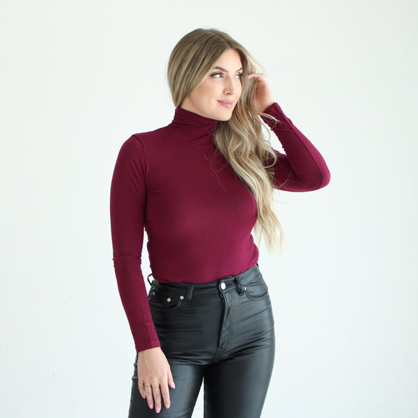 Mock Neck Bodysuit