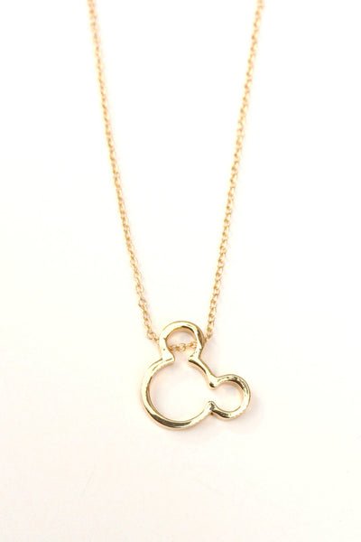 Mickey ears necklace on sale