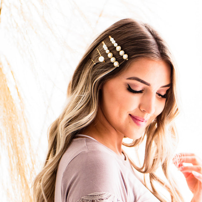 Pearl Bobby Pin Set | Hair Bobby Pins