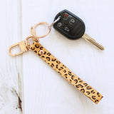 Animal Print Wristlet Keychain