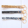 Animal Print Wristlet Keychain