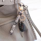 Animal Print Wristlet Keychain