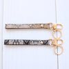 Animal Print Wristlet Keychain