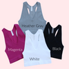 Ribbed Racerback Tank / Bralette