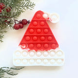 Santa Hat Fidget Pop It Bubble Toy