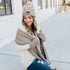 Pom Beanie Scarf and Glove Set