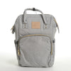 gray mom carryall or dad backpack or student backpack
