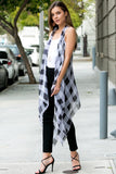 Buffalo Plaid Kimono - Sleeveless