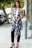 Buffalo Plaid Kimono - Sleeveless
